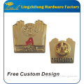 Custom Gold Letter a Pin Badge Holder